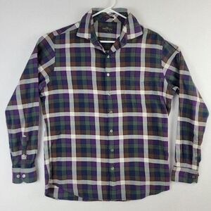Rodd & Gunn Shirt Men's M Multicolor Plaid Cotton Collared Long Sleeve Button-Up